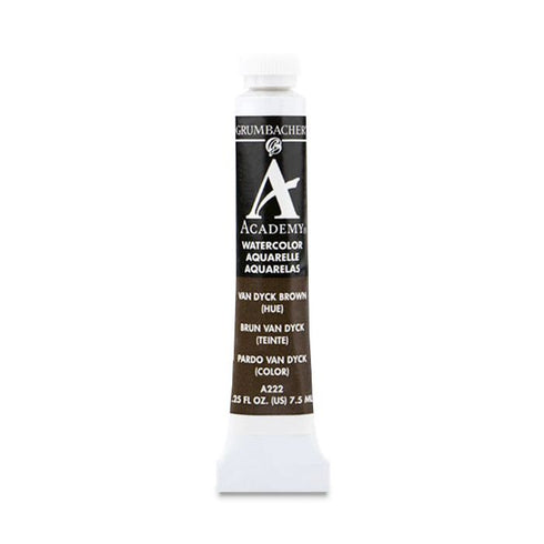 VAN DYCK BROWN 7.5ML GRA222 ACADEMY WATERCOLOR